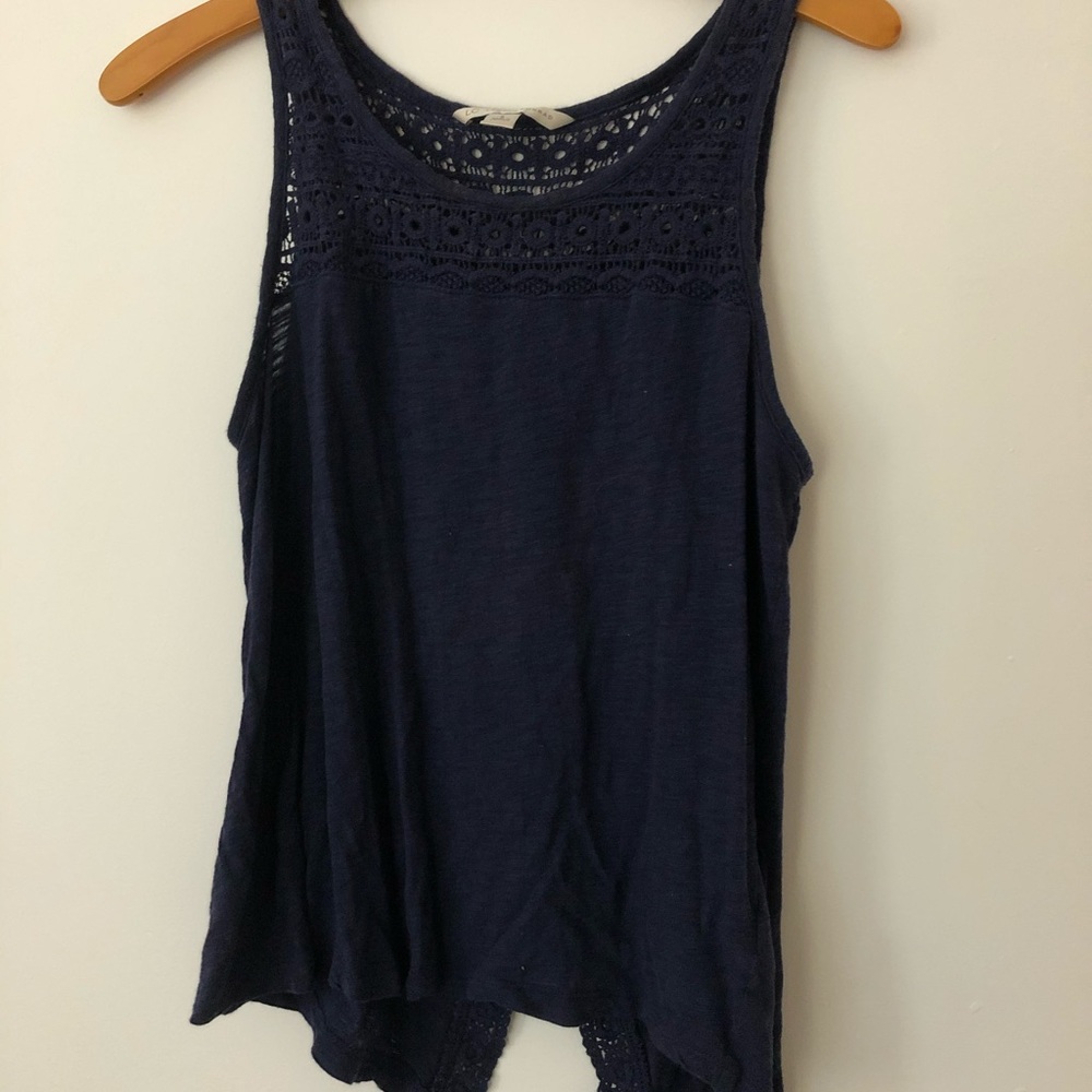 Navy Blue Tank Top